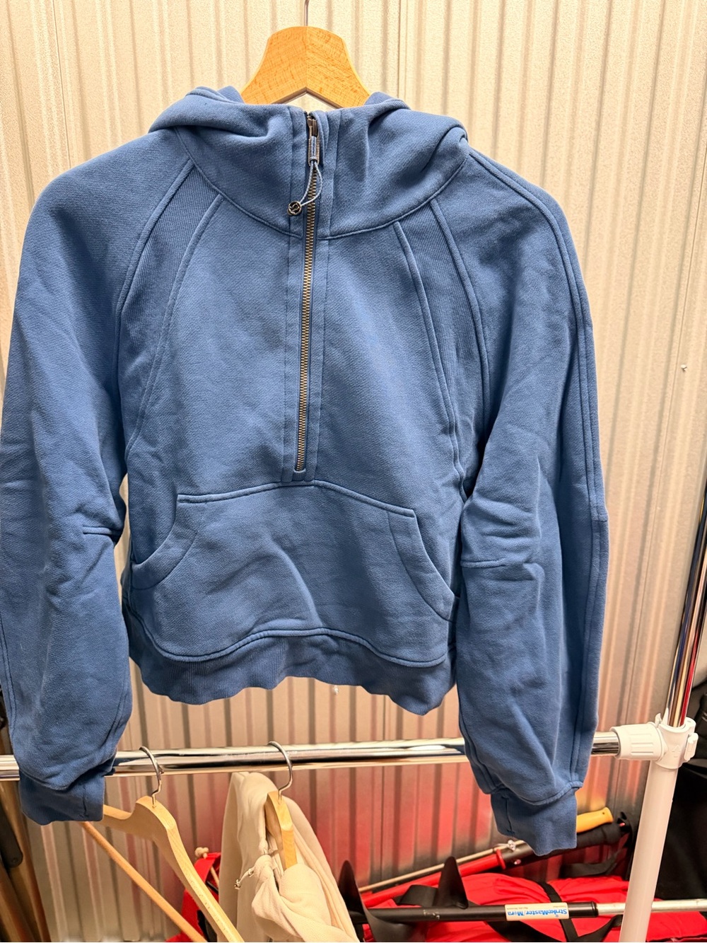 Lululemon Scuba Oversized Half-Zip Hoodie - Pitch Blue - XS/S